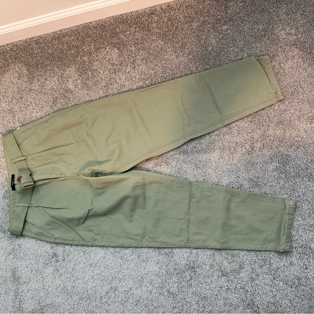 Forever 21 Sage Green Cropped Pants